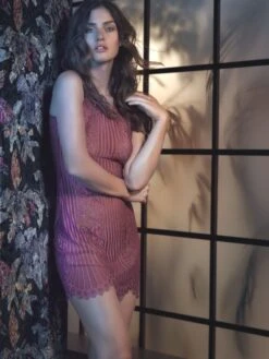 Spitze Negligé JOSEPHINE Von Escora -Pink Zebra neglige spitze altrosa 1708 e264 771 josephine escora 4 1