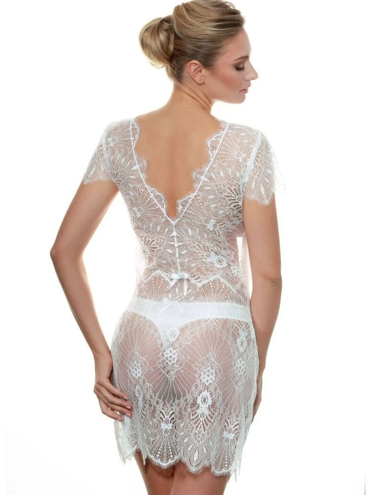 Spitze Neglige Kurz Von Prelude Milano 7 Spitze Neglige Kurz Von Prelude Milano – Bild 5