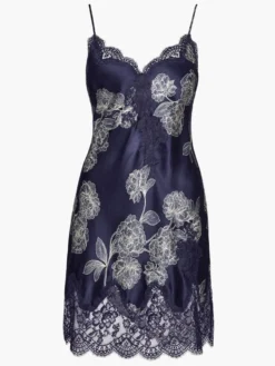 Seide Negligé TOI MON AMOUR Von Aubade -Pink Zebra neglige toi mon amour qs40 nachtblau aubade