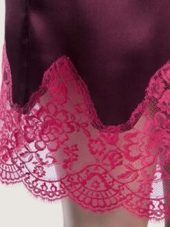 Seide Negligé SOIE D´AMOUR Mit Spitze Von Aubade -Pink Zebra negligee seide beere ms40 soie d amour aubade 4 3