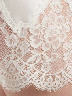 Seide Negligé SOIE D´AMOUR Mit Spitze Von Aubade -Pink Zebra negligee seide perlmut ms40 soie d amour aubade 5 3