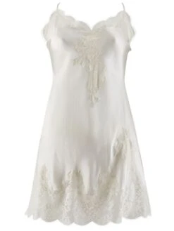 Seide Negligé TOI MON AMOUR Uni Farben Von Aubade -Pink Zebra negligee seide perlmut ms40 soie d amour aubade 4 2 1 1