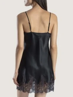 Seide Negligé SOIE D´AMOUR Mit Spitze Von Aubade -Pink Zebra negligee seide schwarz ms40 soie d amour aubade 2 3