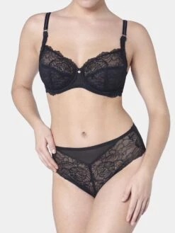 Spitze Bügel-BH PEONY FLORALE W By Triumph -Pink Zebra peony florale bh schwarz 10181768 triumph 6 1