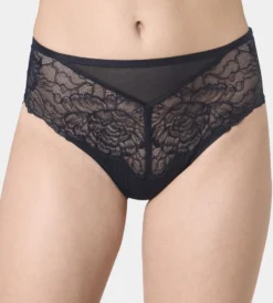 Hoher Slip Mit Spitze PEONY FLORALE Maxi By Triumph -Pink Zebra peony florale hoher slip 10181758 schwarz triumph