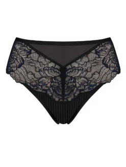 Hoher Slip Mit Spitze PEONY FLORALE Maxi Uni By Triumph -Pink Zebra peony florale hoher slip 10181758 schwarz triumph 3 1