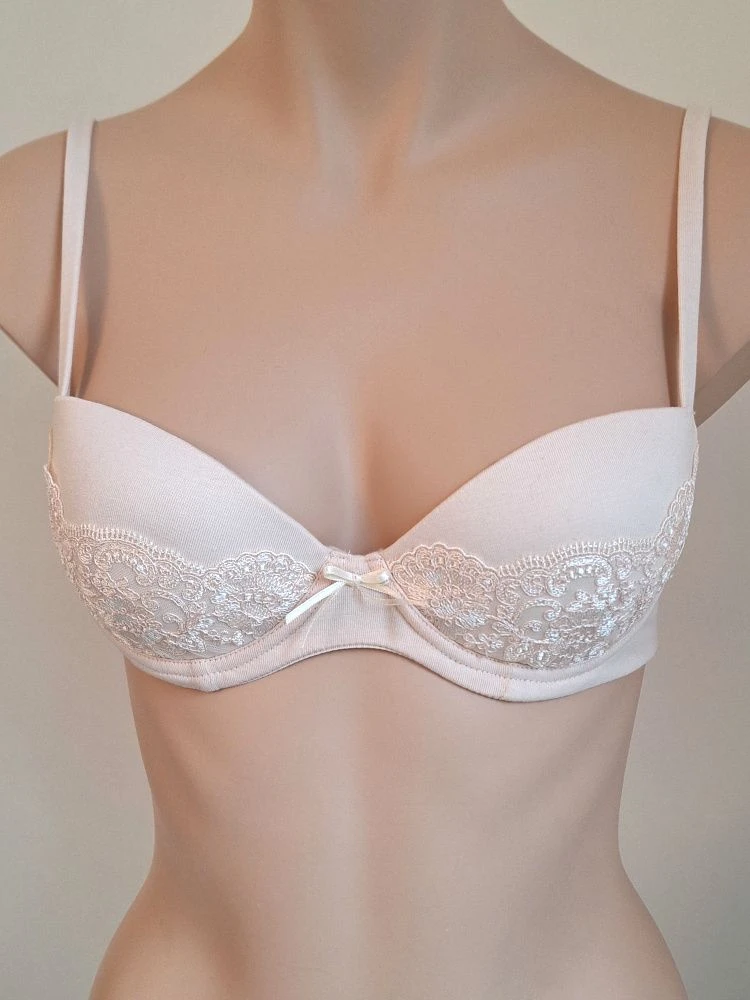 Push-Up BH Mit Spitze CANDIDO Cotone Candy Von Cotton Club 4 Push-Up BH Mit Spitze CANDIDO Cotone Candy Von Cotton Club – Bild 2