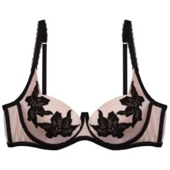 Schalen-BH PARK AVENUE Von Dita Von Teese Mit Seide -Pink Zebra push up bh park avenue vintage pink dita von teese 1