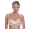 Satin Balconette Push-Up BH Gold-creme Von Prelude Milano -Pink Zebra push up bh satin gold ys242 prelude milano