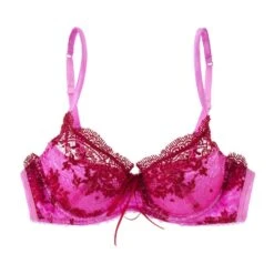 Schalen- BH CINAMON SUGAR Pink-rot Mimi Holliday Mit Seide -Pink Zebra push up cinnamon sugar aw16 100 mimi holliday 1