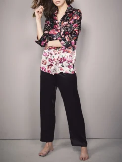 100% Seide Pyjama ROSES Von Eva B. Bitzer 8 100% Seide Pyjama ROSES Von Eva B. Bitzer -Pink Zebra pyjama 27310671 roses eva bitzer 2 1