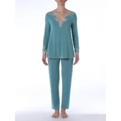 Modalpyjama SOPHIE In Jadegrün Von Imec