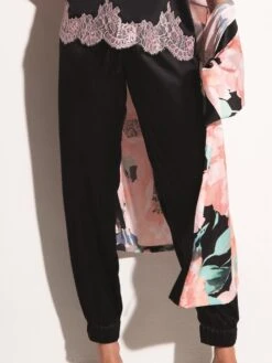 Seide Pyjamahose SETA No. 15 Uni Von Chiara Fiorini 7 Seide Pyjamahose SETA No. 15 Uni Von Chiara Fiorini -Pink Zebra pyjamahose schwarz seide gc192 chiara fiorini 1 1