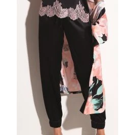 Seide Pyjamahose SETA No. 15 Uni Von Chiara Fiorini 3 Seide Pyjamahose SETA No. 15 Uni Von Chiara Fiorini