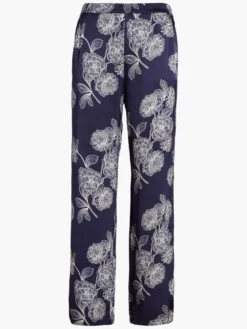 100% Seide Hose TOI MON AMOUR Von Aubade -Pink Zebra pyjamahose toi mon amour qs60 nachtblau aubade