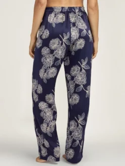 100% Seide Hose TOI MON AMOUR Von Aubade -Pink Zebra pyjamahose toi mon amour qs60 nachtblau aubade 3