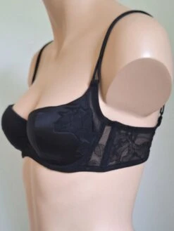 Schalen-BH PERU Von Argentovivo Uni Mit Seide -Pink Zebra schalen bh mit seide schwarz peru av 360c argentovivo 2 4