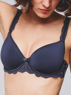 Spacer Schalen-BH GABY Uni Von Maison Lejaby -Pink Zebra schalen bh nachtblau 13830 gaby maison lejaby 1