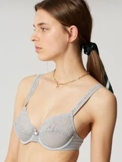 Spitze Vollschalen-BH GABY Edel Von Maison Lejaby -Pink Zebra schalen bh perlgrau 13833 gaby maison lejaby 1 1 1