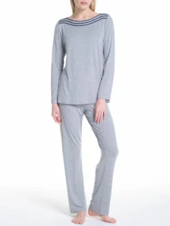 Modal Schlafanzug WKND No. 21 Grau Von Verdiani 7 Modal Schlafanzug WKND No. 21 Grau Von Verdiani -Pink Zebra schlafanzug modal grau 3920 verdiani weekend 1