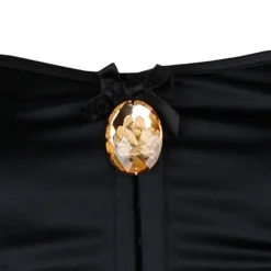 Schnür-Corsage ELISABETH Mit Kristall-Medaillon Von Escora -Pink Zebra schmuck brosche elisabeth escora 1