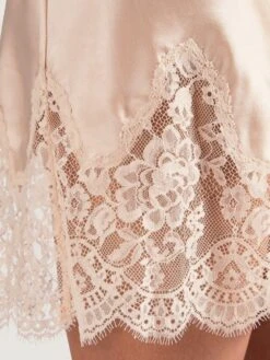 Seide Baby-Doll SOIE D´AMOUR Mit Spitze Aubade -Pink Zebra seide baby doll ms42 goldsand 5 soie d amour aubade 1