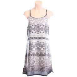 Batist Kleid Baumwolle Mit Seide DARK BEAUTY Grau-schwarz Von Gattina 7 Batist Kleid Baumwolle Mit Seide DARK BEAUTY Grau-schwarz Von Gattina -Pink Zebra seide baumwolle sommerkleid dark beauty 389103 gattina 1