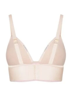 Triangel BH GLORIA SMOCK Von Cadolle Mit Seide -Pink Zebra seide bh 1120ac bustier rosa gloria soie poudre cadolle 3