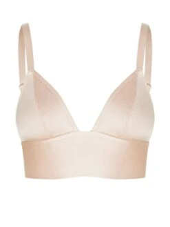 Triangel BH GLORIA SMOCK Von Cadolle Mit Seide -Pink Zebra seide bh 1120ac bustier rosa gloria soie poudre cadolle 4