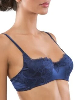 Seta Superior Balconette-BH VIGOROSO Mit Seide Von Cotton Club -Pink Zebra seide bh 2va vigoroso dunkelblau seta superior cotton club