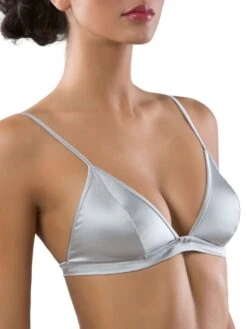 Seta Superior Triangel-BH REGALE Von Cotton Club Mit Seide -Pink Zebra seide bh 2zm regale silber seta superior cotton club