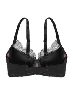 Bügel-BH RAMA SOIE TOURBE Violett-schwarz Von Cadolle Mit Seide 10 Bügel-BH RAMA SOIE TOURBE Violett-schwarz Von Cadolle Mit Seide -Pink Zebra seide bh soutien gorge rama soie prune 1119am cadolle 1