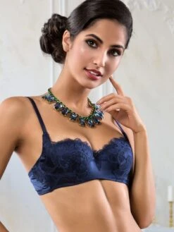 Seta Superior Balconette-BH VIGOROSO Mit Seide Von Cotton Club -Pink Zebra seide bh vigoroso dunkelblau seta superior cotton club 2