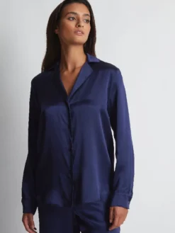 100% Seide Bluse TOI MON AMOUR Von Aubade -Pink Zebra seide bluse qs44 dunkelblau 3 toi mon amour aubade