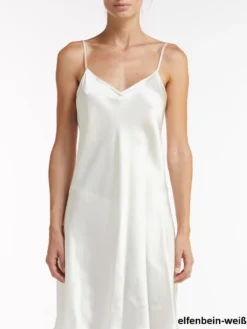 100% Seide Nachtkleid DORINE Von Vivis -Pink Zebra seide caroline dorine elfenbein weiss vivis