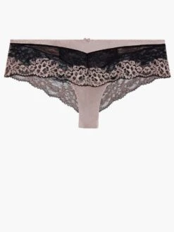 LAST SIZE Culotte St. Tropez FEMME GLAMOUR Altrosa-schwarz Von Aubade Mit Seide Größe 38 -Pink Zebra seide culotte md70 altrosa 1 femme glamour aubade 1