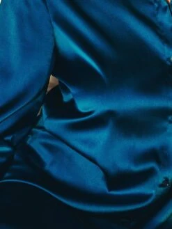 Seidenunterkleid SEDUZIONE DI SETA Stretchseide Von Gattina -Pink Zebra seide deep ocean gattina 9