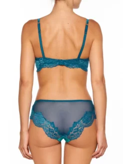 Balconette BH ADRIANA Von Millesia Mit Seide -Pink Zebra seide dessous adriana m1330 m1380 tuerkis blau millesia lingerie 1