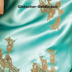 Seiden-Longtop JARDIN Mit Spitze Von Marjolaine -Pink Zebra seide gletscher goldbraun marjolaine 2 1 1 1 1 1