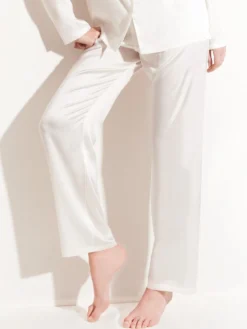 Seide Pyjamahose SETA No. 10 Elegant Von Chiara Fiorini -Pink Zebra seide hose gc180 bis elfenbein weiss chiara fiorini 2 1 1 1