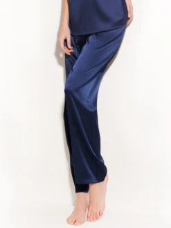 Seide Pyjamahose SETA No. 10 Elegant Von Chiara Fiorini -Pink Zebra seide hose gc180 bis marine chiara fiorini 2 1 1