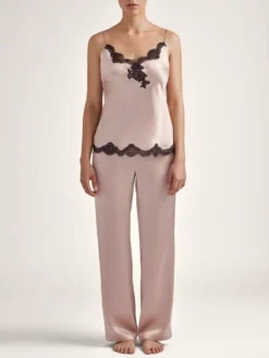 100% Seide Hose TOI MON AMOUR Klassische Farben Von Aubade -Pink Zebra seide hose qs60 sonate altrosa schwarz 4 toi moi amour aubade 1 1 1 1 1