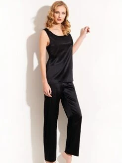 Seidentop Camisole SETA No. 7 Uni Von Chiara Fiorini -Pink Zebra seide hose top gc185 gc180 bis schwarz chiara fiorini 3