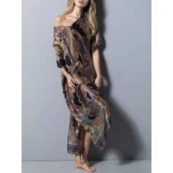 100% Seide Kaftan MILANO BLACK Von Eva B. Bitzer