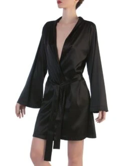 Seta Superior Seide Kimono INTREPIDO Von Cotton Club -Pink Zebra seide kimono kurz schwarz 4vm intrepido seta superior cotton club