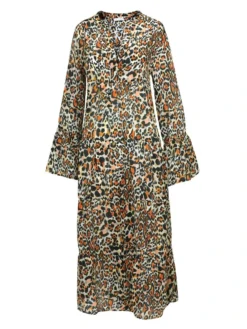 100% Seide Kleid Lang LEONISSIMA Von Eva B. Bitzer 9 100% Seide Kleid Lang LEONISSIMA Von Eva B. Bitzer -Pink Zebra seide kleid 20312276 leo print eva b bitzer