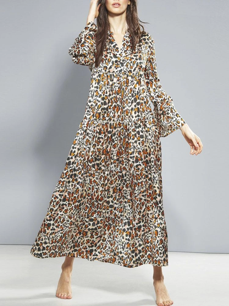 100% Seide Kleid Lang LEONISSIMA Von Eva B. Bitzer 5 100% Seide Kleid Lang LEONISSIMA Von Eva B. Bitzer – Bild 3