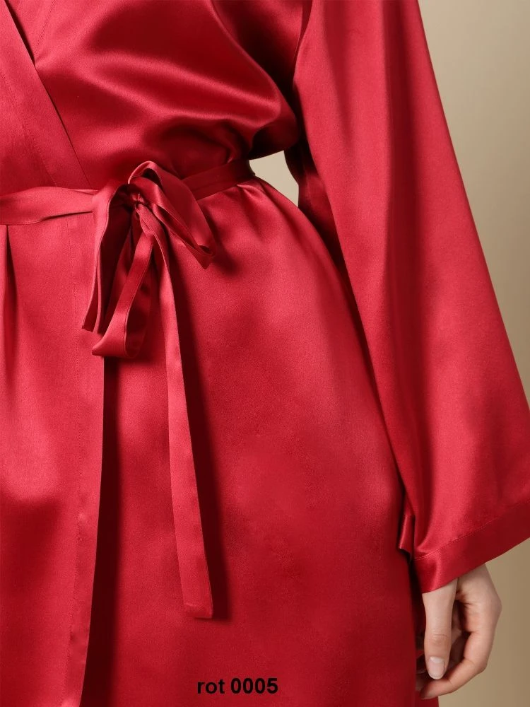 100% Seide Morgenmantel SOIE LASER Elegant Von Marjolaine 17 100% Seide Morgenmantel SOIE LASER Elegant Von Marjolaine – Bild 15