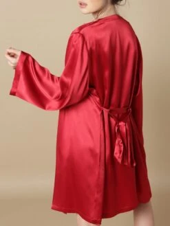 100% Seide Morgenmantel SOIE LASER Satin Von Marjolaine 32 100% Seide Morgenmantel SOIE LASER Satin Von Marjolaine -Pink Zebra seide morgenmantel laser rot soie unie marjolaine 9 1