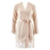 Seide Kimono SOIE D´AMOUR Mit Spitze Aubade 2 Seide Kimono SOIE D´AMOUR Mit Spitze Aubade -Pink Zebra seide morgenmantel ms65 goldsand 1 soie d amour aubade 1
